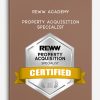 Property Acqui﻿﻿s﻿﻿it﻿ion Specialist from REWW Academy