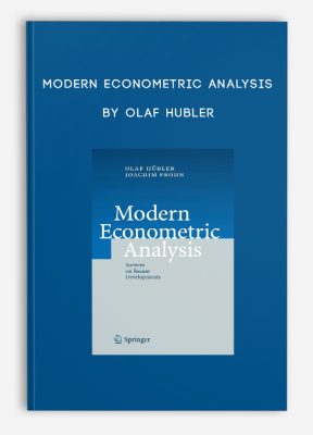 Modern Econometric Analysis by Olaf Hubler