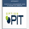 Optionpit – Portfolio Management-Earn 12 Hours CE Credits