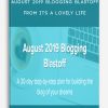 August 2019 Blogging Blastoff from Its A Lovely Life