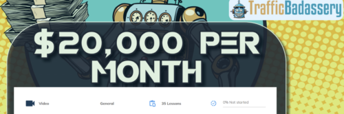 Robert Stukes – TrafficBadassery – How I’m Using AI To Go From Zero to $20k Monthly Recurring in 100 Days Or Less in Literally Any Niche