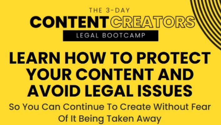 Attorney Peter Nieves – The 3-Day Content Creators Legal Bootcamp